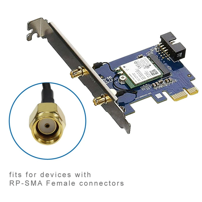 9DBi RP-SMA 2,4 ГГц 5 ГГц с высоким коэффициентом усиления WiFi роутер антенна для беспроводной ip-камеры