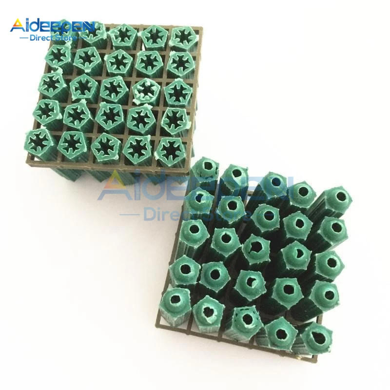 

20Pcs/lot Green Plastic Screw Bolt Fixing Tool M6 Screw Storage Tool 8mmx27mm Fixing Screw For Cabinet Switch Coat Rack