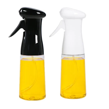 

210Ml Household Kitchen Edible Oil Spray Bottle Olive Oil Spray Bottle Leak-Proof Oil Pot Glass Spray Bottle