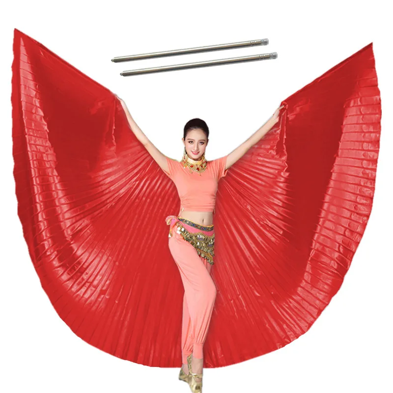Костюмы для танца живота крылья Египетский костюм для танца живота Ангел ИСИС Крылья Одежда для танца с палочками 11 цветов