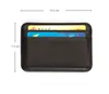 New Slim 100% Sheepskin Genuine Leather Men's Wallet Male Thin Mini ID Credit Card Holder Small Cardholder Purse For Man 6