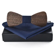 Деревянный галстук-бабочка, полиэстеровый шарф, костюм высшего класса, мужской костюм унисекс, деловой Свадебный вечерний высококачественный деревянный галстук-бабочка, классические подарки