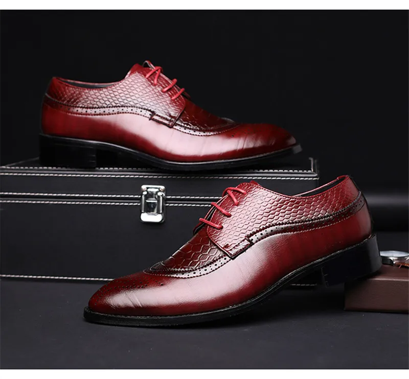 Мужская обувь г.; повседневные деловые оксфорды; Мужская обувь; модная мужская кожаная обувь; Роскошная официальная модельная обувь