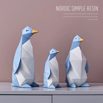 

NORDIC TV CABINET DESKTOP DECORATIONS HOME FURNISHINGS PENGUIN PIGGY BANK ROOM SMALL ORNAMENTS INS CREATIVE CUTE