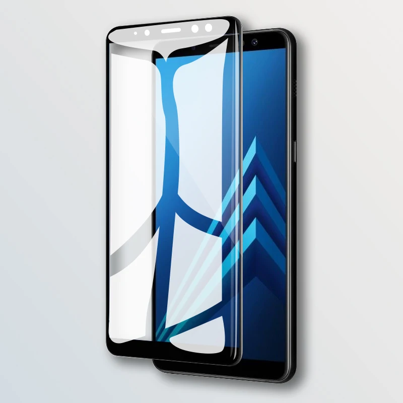 Полное Защитное стекло для samsung Galaxy J4 J6 A6 A8 Plus A5 A7 A9 J7 J8 A750 Защитная пленка для экрана
