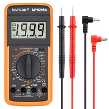 Multimètre professionnel ca tension cc résistance au courant capacité HFE Diode testeur multimètre professionnel avec Bazzer