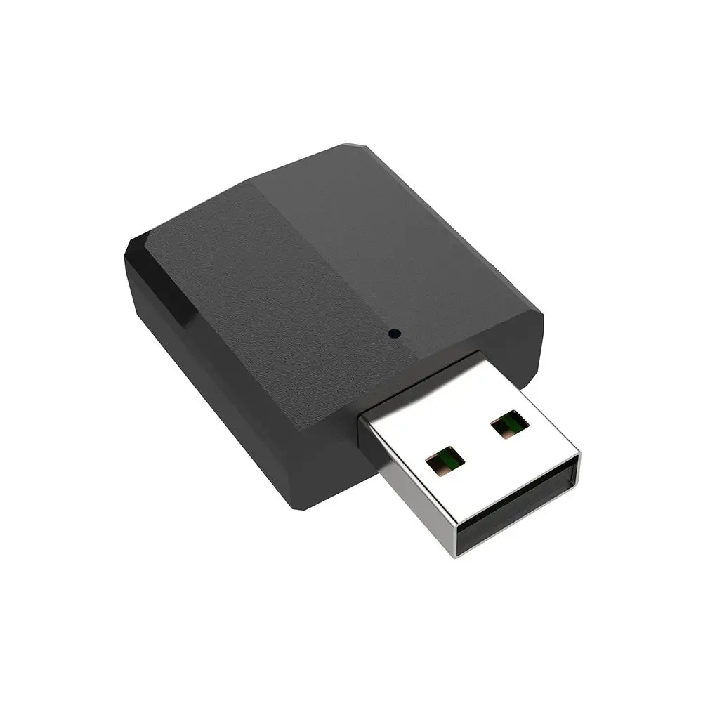 USB 3 в 1 Bluetooth аудио передатчик приемник беспроводной аудио адаптер 5,0 подходит для мобильных компьютеров колонки наушники - Цвет: Black