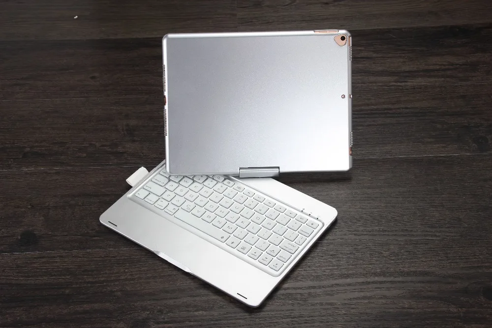 360 Вращающийся чехол-клавиатура с подсветкой для Apple iPad 10,2 7-го поколения A2197 A2198, чехол-накладка с карандашом