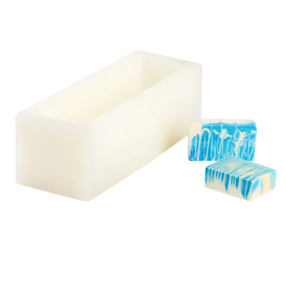 

Silicone Soap Loaf Mold Rectangular Thickened Toast Soap Making Mould
