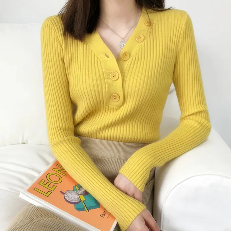 2020 Fashion Button Turtleneck Sweater Spring Solid Knitted Pullover Women Slim Soft Jumper Sweater Pink Kawaii Sweaters Girl 2020 Fashion Button Turtleneck Sweater Spring Solid Knitted Pullover Women Slim Soft Jumper Sweater Pink Kawaii Sweaters Girl