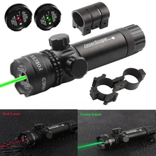 Hunting Tactical Red/Green Dot Laser Sight Adjustable Switch 532nm Mount Laser Pointer Rifle Gun Scope with Point Lazer