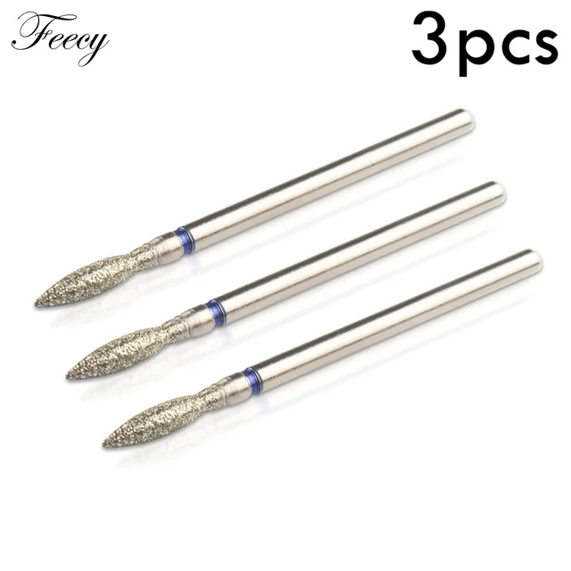 5pcs Diamond Nail Drill Bit Kits Mill Cutter All For Manicure Machine Bit Tools Accessories Cuticle Clean For Removing Nail Gel X