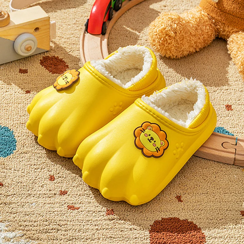 Children Slippers Home Shoes 2021 Winter Fashion Casual Indoor Waterproof Boys Girls Kids Babys Clogs House Boots 2021 vintage wooden calendar home living room office shop decor ation wall mounted perpetual calendars animals forest calendar