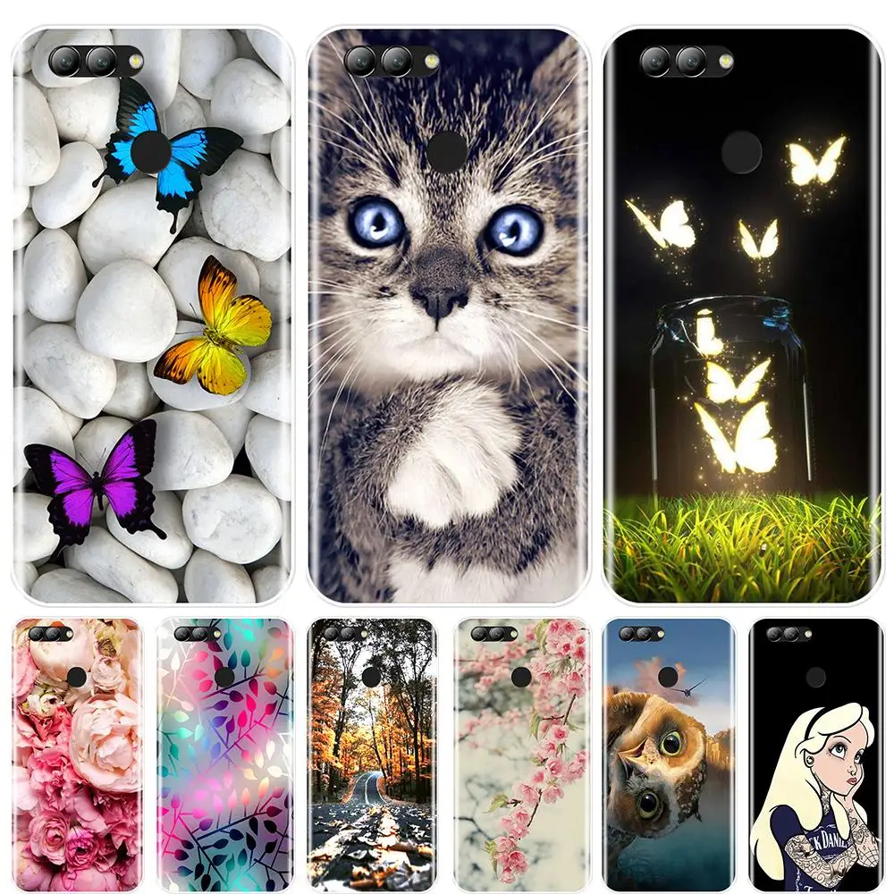 TPU Phone Case For Huawei Nova 2i 2 Lite Plus 3 3I 3E 4 Soft Silicone Cute Animals Back Cover Smart 2017 | Мобильные телефоны и