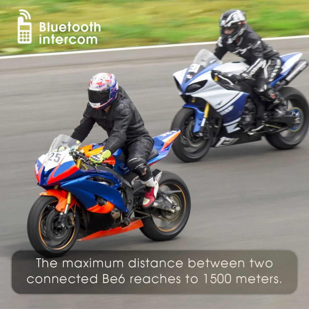 Водонепроницаемый мотоциклетный Bluetooth шлем гарнитура мотоцикл fm-радио стерео шлем наушники с громкой связью