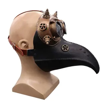 

Punk Retro Plague Doctor Plague Crow Beak Mask Halloween Mask Party Masks Party Supplies