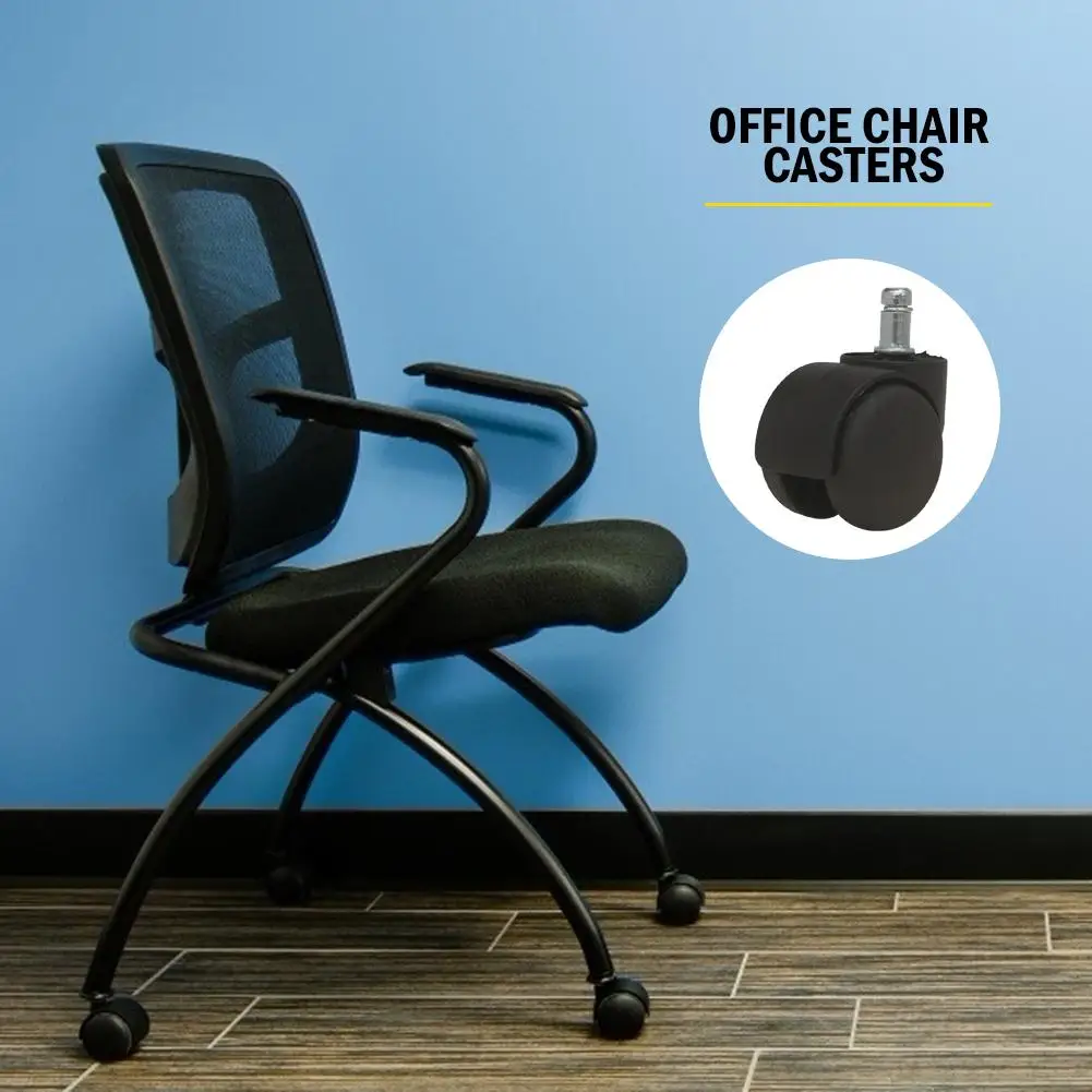 5 шт. Универсальные ролики прочные бесшумные жесткие напольные офисные кресла