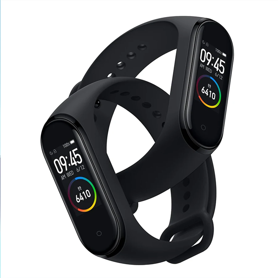 Смарт браслет Xiaomi Mi Band 4 фитнес трекер с пульсометром и цветным экраном 135 мАч