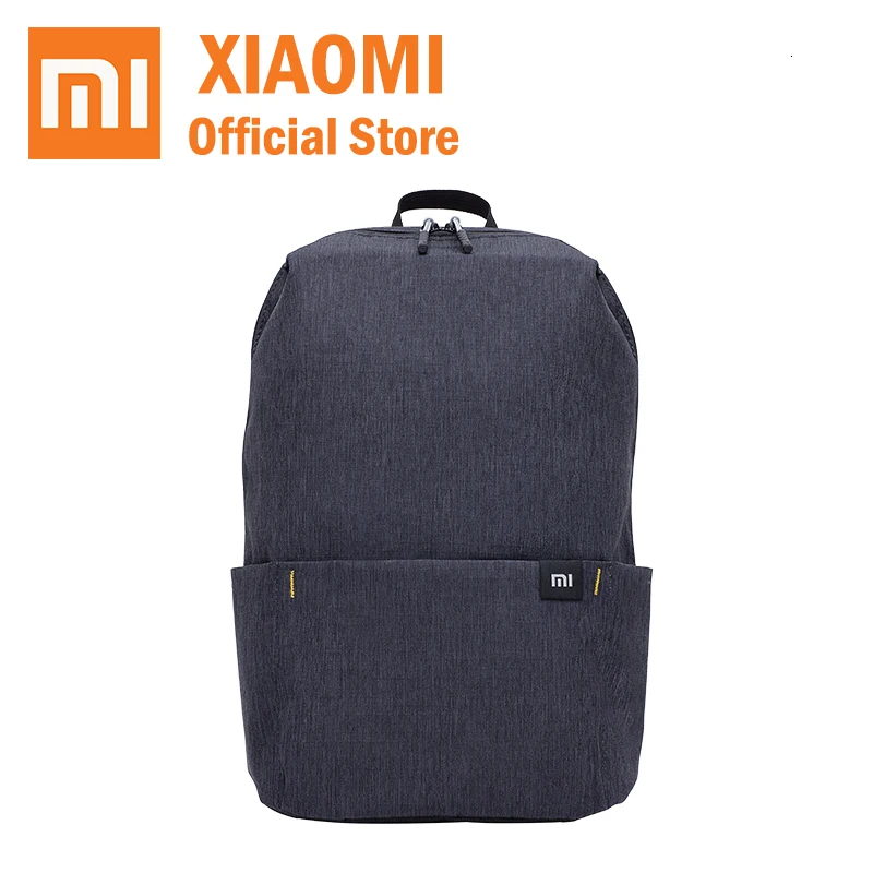 Xiaomi маленький рюкзак Водонепроницаемый модный черный красный синий для