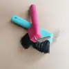1pc Anti-Slip Soft Grip Hoof Pick Rubber With Brush Plastic Horse Hoof Care Grooming Horseshoe Brush Professional Cleaning Tools 4