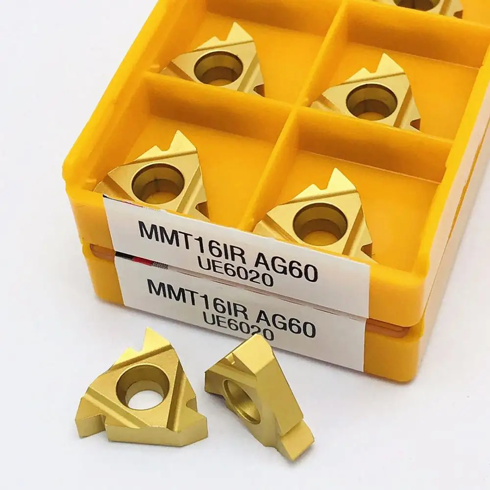 Твердосплавная вставка MMT 16IR AG60 VP15TF UE6020 US735 Резьбонарезной инструмент для