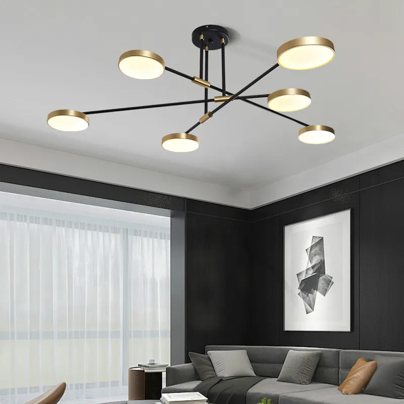 Jane European luxury living room Led branch chandelier creative restaurant lamp modern minimalist sales hall ins Light fixture