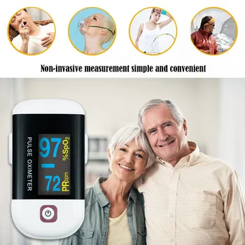 

Fingertip Family Pulse Oximeter With LED Display Oximeter Blood Oxygen Monitor Heart Rate SpO2 PR-PI-Heart Rate Monitor 2020