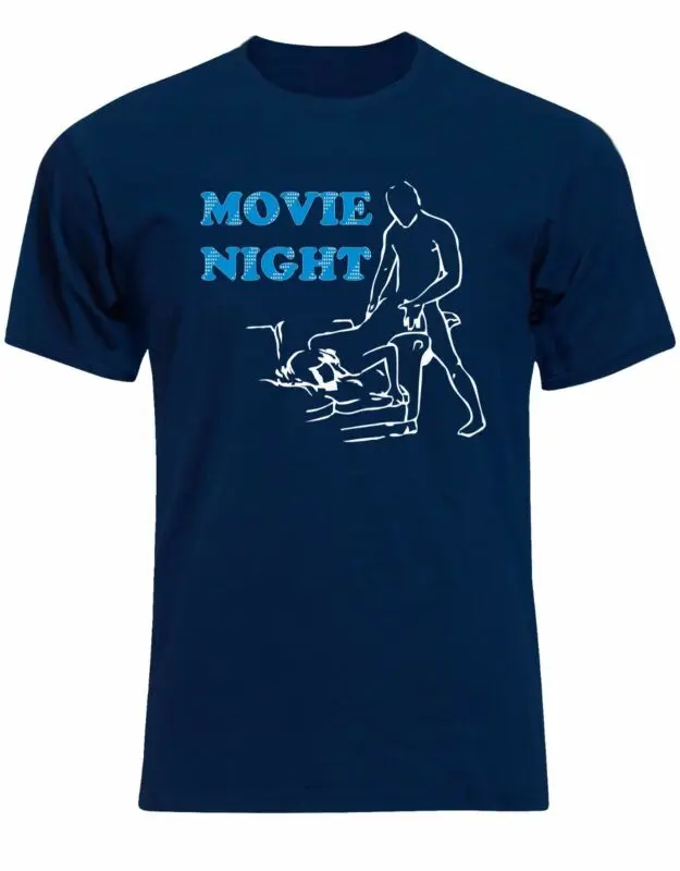 Movie Night Naughty Мужская футболка AJ60 | одежда