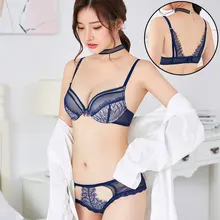 MS, сексуальное кружевное нижнее белье, коллекция 1/2 года, комплект с бюстгальтером на половину чашки, для девушек, тонкое женское нижнее белье Wei Mi с американской спинкой
