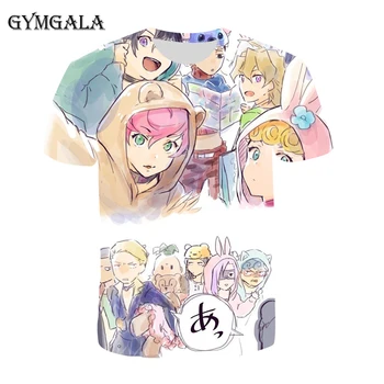 

2020 summer fashion round neck casual jacket cartoon anime 3D pattern T-shirt printing short sleeve men and women same style