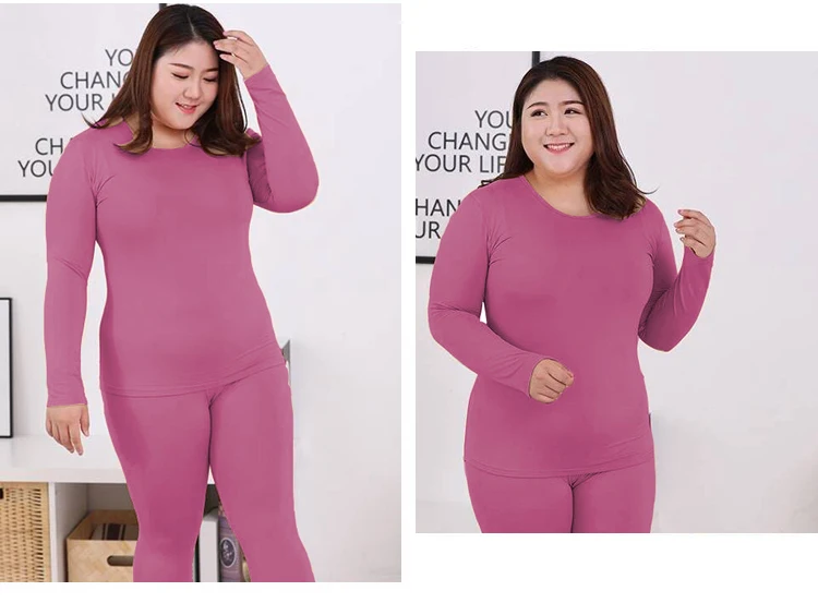 Solid Warm Winter Thermal Underwear Long Johns