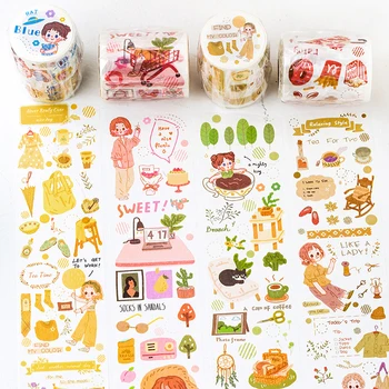 

1pcs/lot Washi Masking Tapes Eating sea poet Decorative Adhesive Scrapbooking DIY Paper Japanese Stickers