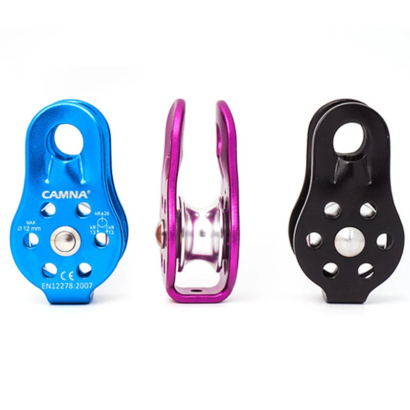 Outdoor Climbing Caves Pulley Fixed Single Pulley Crossing Rescue Tools Surface polishing process smooth use