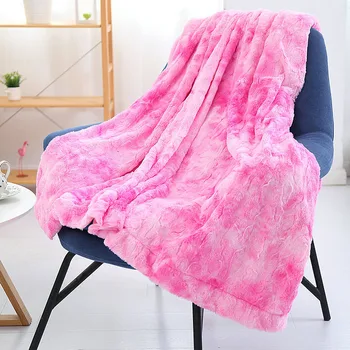 

Super Soft Tie-dyed Flannel Blanket Warm Throw Winter Bedspread Sofa Use Office Blanket Portable Car Travel Cover Blanket