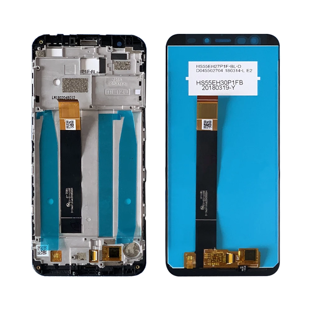5,4" для MEIZU M8c lcd кодирующий преобразователь сенсорного экрана в сборе для Meizu M8 C Дисплей с заменой рамки M8C M810C M809L