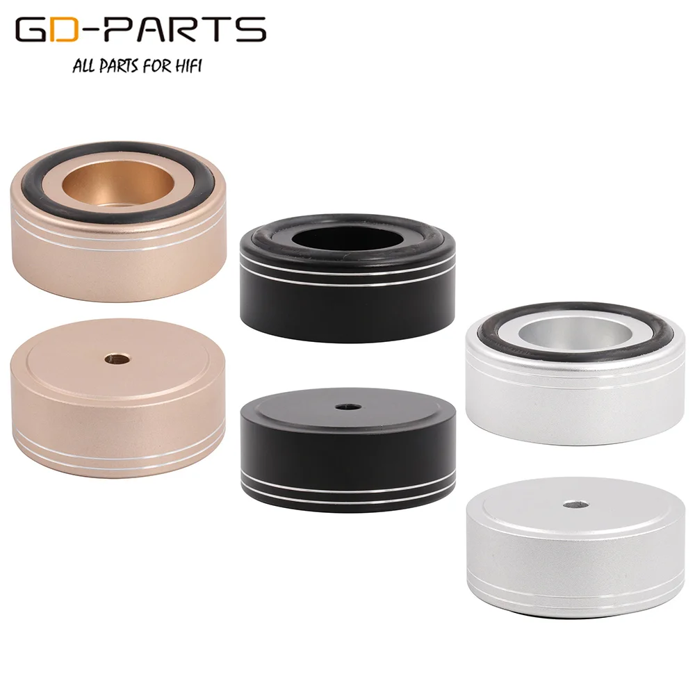 

39x16mm Solid Aluminum Isolation Stands Feet Damper For DIY Hifi Audio AMP CD Speaker 1PC/Lot