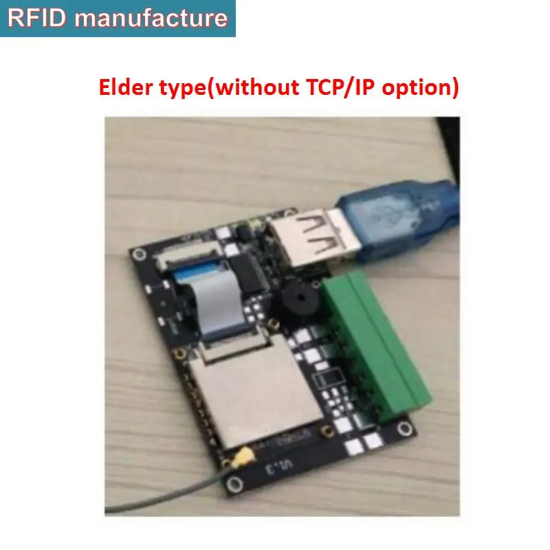 UHF RFID считыватель модуль RS232 USB интерфейс работает для 2dbi керамическая антенна uhf rfid тег образец для актива людей Система доступа - Цвет: USB