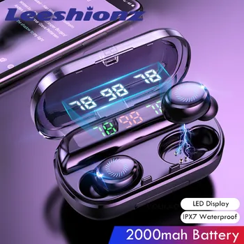 

Auriculares inalámbricos 8D Bluetooth V5.0 deportes auriculares inalámbricos pantalla LED Control táctil auriculares estéreo con