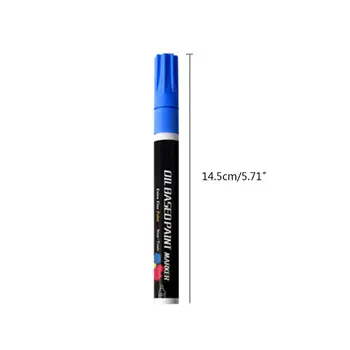 

28 Colors Waterproof Metallic Oil Based Paint Marker Pen for Ceramic Rock Glass