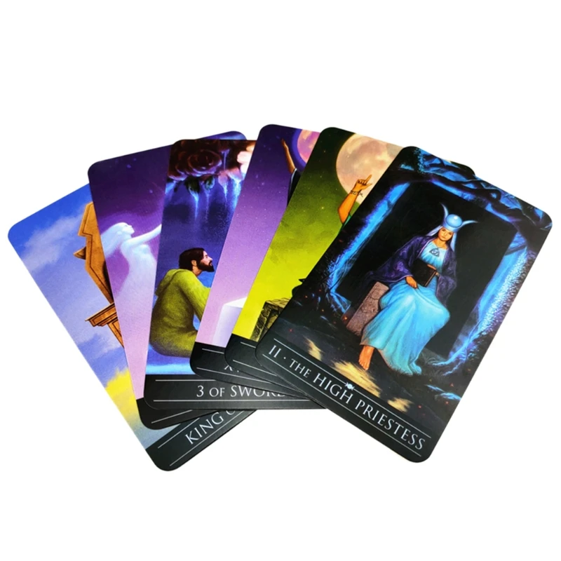 OOTDTY Cartas De Tarot De Brujer a De Plata Versi n En Ingl s Baraja 