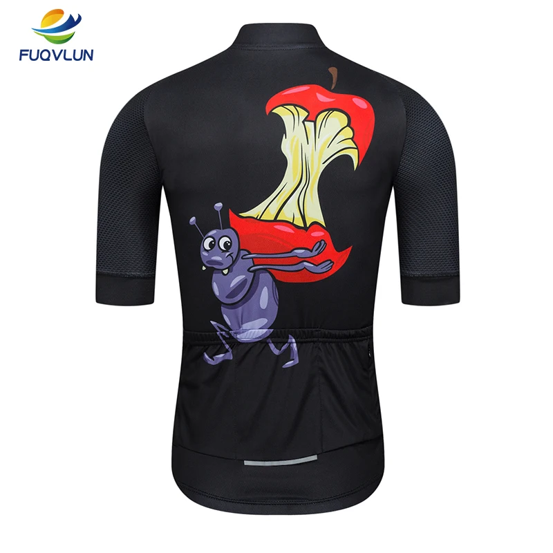 FUQVLUN Breathable Cycling Jersey Summer Mtb Bicycle Short Clothing Ropa Maillot Ciclismo Ant, anime Bike Clothes