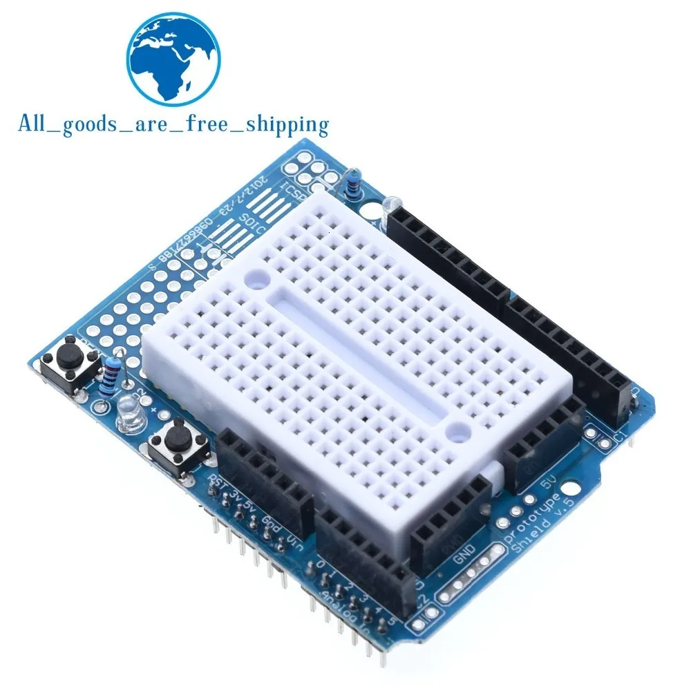 TZT UNO ProtoShield Прототип плата расширения с SYB-170 мини макет на основе ARDUINO UNO ProtoShield