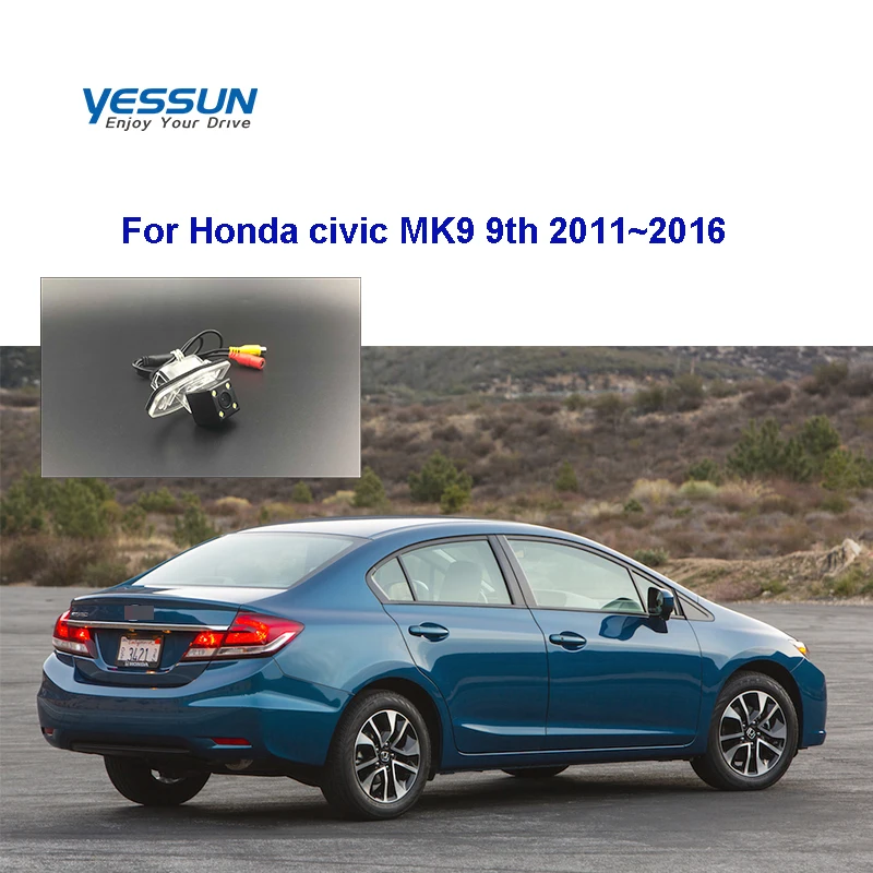 Yessun задняя камера для Honda civic MK9 9th Civic Coupe 2011 2012 2013 2014 2015 2016/камера номерного знака