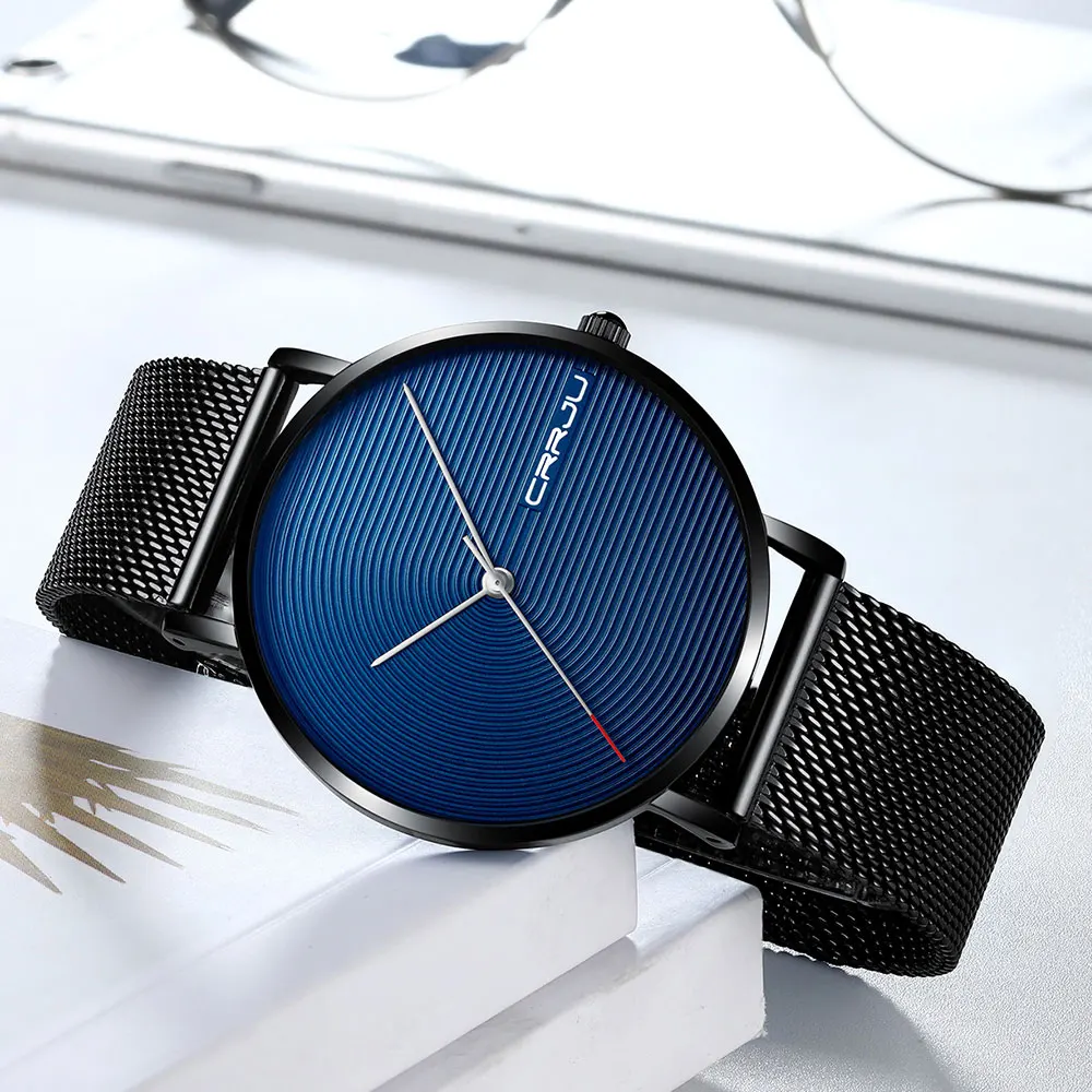 CRRJU мужские часы лучший бренд класса люкс бизнес модные кварцевые часы мужские наручные часы военные часы мужские Relogio Masculino