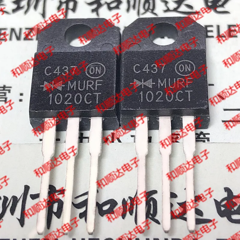 /5 предметов в лоте, MURF1020CT TO-220F 200V 10A