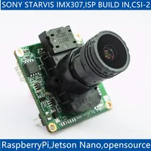 CS-MIPI-IMX307  for Raspberry Pi 4/3B+/3 and Jetson Nano, IMX307 MIPI CSI-2 2MP Star Light ISP Camera Module