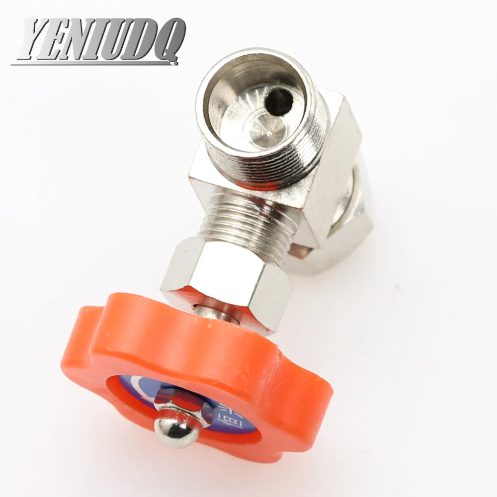플라스틱 핸들 금속 고압 튜브 니들 타입 글로브 밸브, 구멍 직경 6mm, 8mm, 10mm, 12mm