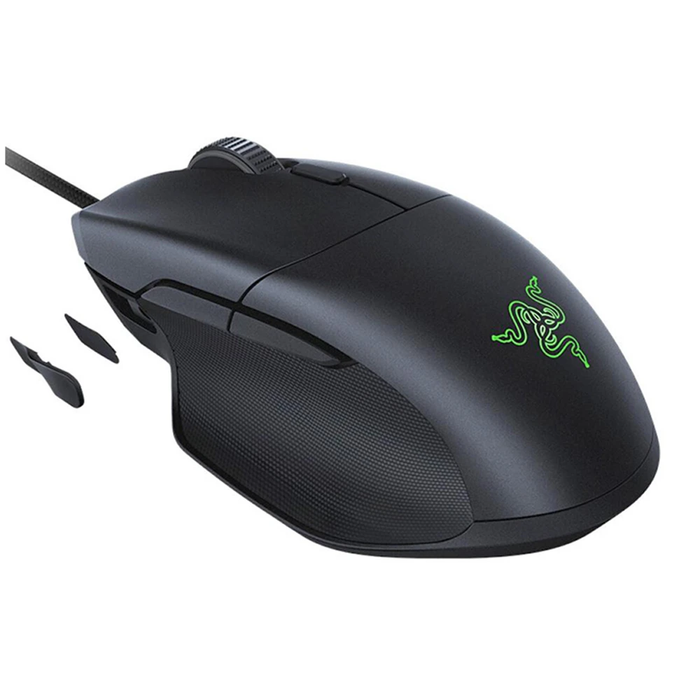 Проводная игровая мышь razer Basilisk Gamer 16000 dpi RGB 5G Оптический сенсор съемный dpi сцепление сопротивление прокрутки 8 кнопок Черный