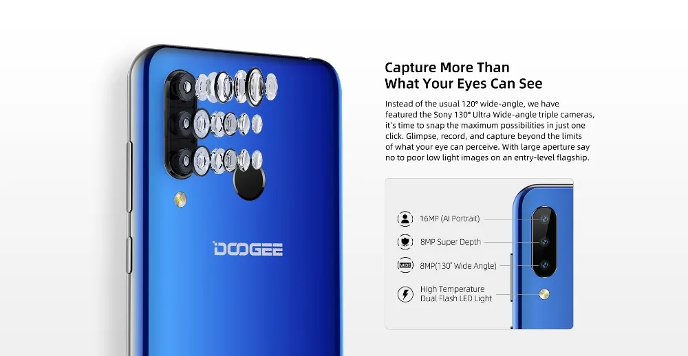 DOOGEE N20 4G мобильный телефон 4 ГБ ОЗУ 64 Гб ПЗУ 6,3 дюймов FHD+ 428ppi ips экран 16+ 8+ 8 Мп задняя Тройная камера 4350 мАч Android 9,0 пирог