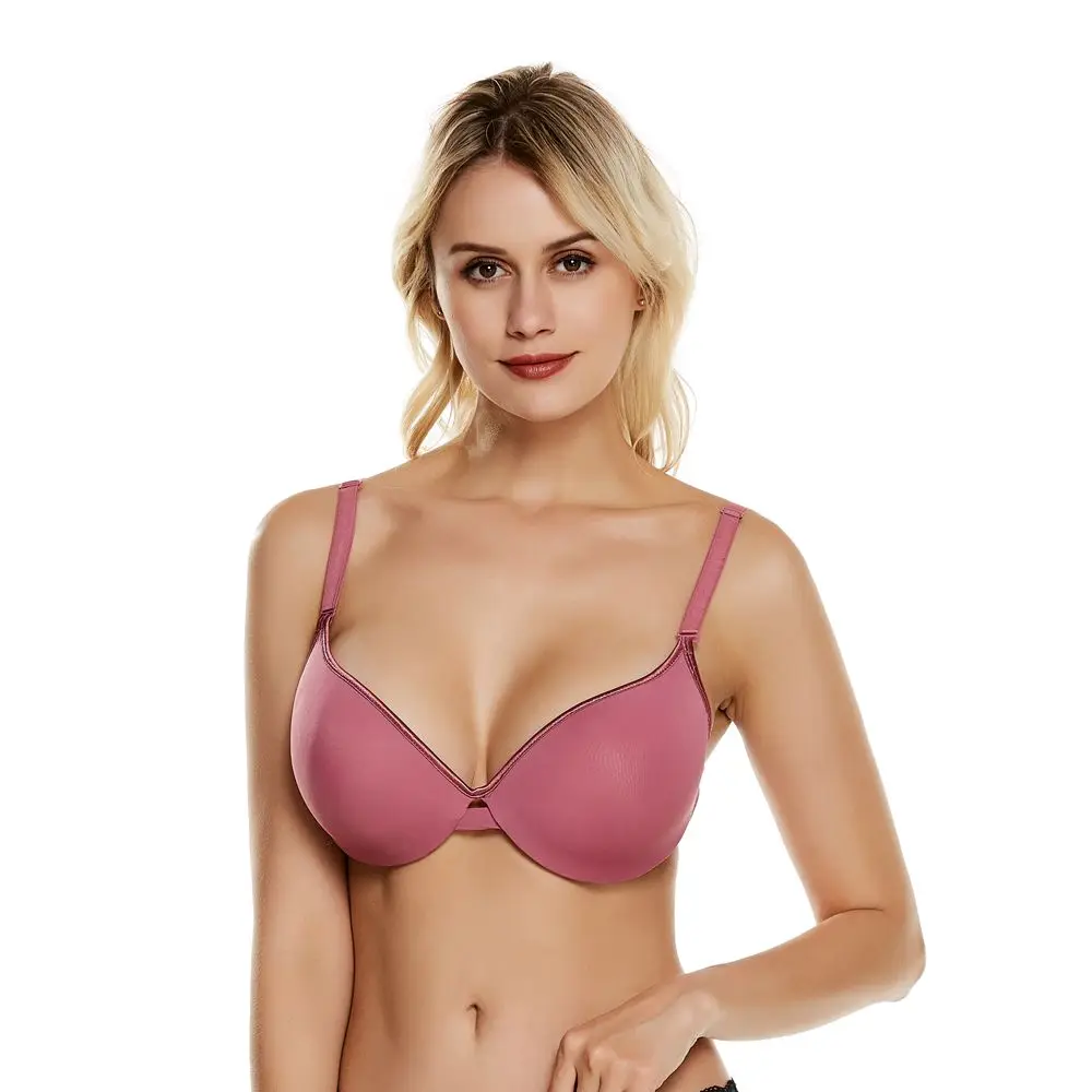 Beauwear размера плюс Бесшовные бюстгальтеры для женщин Однотонные пикантные туфли
